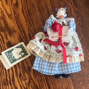 “Just Ducky 1987 duck doll Figurine “Teachers Pet”by Diane